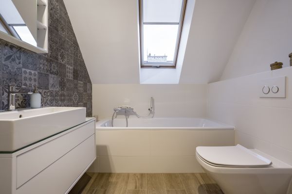 Attic Bathroom Construction in Livonia